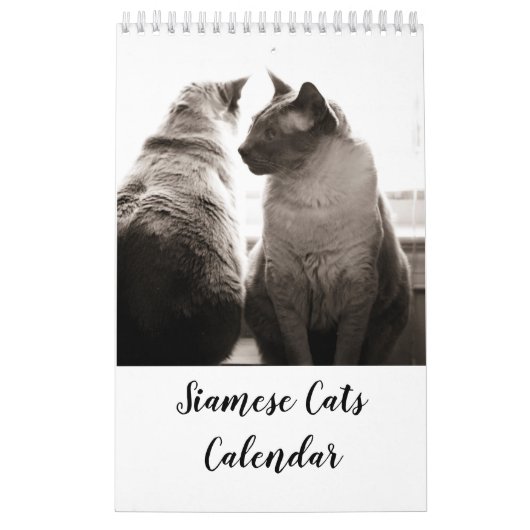 Calendrier des chats siamois (Protection)