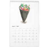 Calendrier des chats Sushi (Mar 2027)