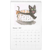 Calendrier des chats Sushi (Feb 2027)