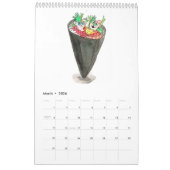 Calendrier des chats Sushi (Mar 2026)