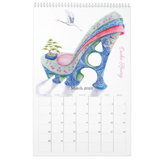 Calendrier des chaussures 2025 (Mar 2026)