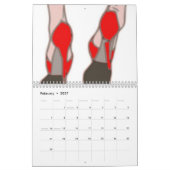 Calendrier des chaussures pour femmes 2027 (Feb 2027)