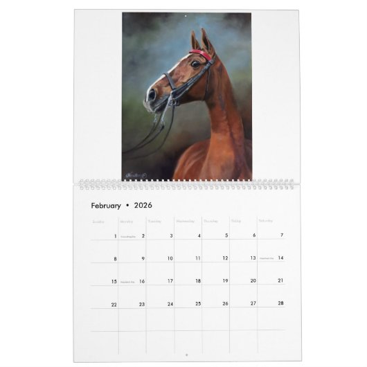 Calendrier des Chevaux 2023 JNS (Feb 2026)