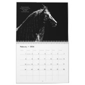Calendrier des Chevaux de Frise avec des vers bibl (Feb 2026)