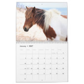 Calendrier des chevaux sauvages d'Assateague (Jan 2027)