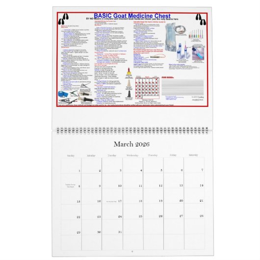 Calendrier des chèvres 2015 Guide du propriétaire  (Mar 2026)