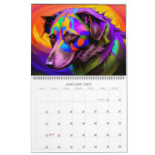 Calendrier des chiens 2023 - Doggo cosmique et art (Jan 2027)