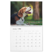 Calendrier des chiens avec une race différente par (Jan 2026)
