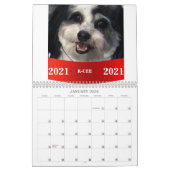 Calendrier des chiens de K-Cee II Zuchon 2021 (Jan 2026)