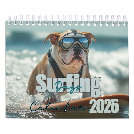 Calendrier des chiens de surf, Calendrier 2025, Ch (Protection)