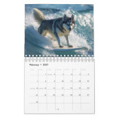 Calendrier des chiens de surf, Calendrier 2025, Ch (Feb 2027)
