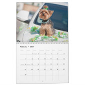 Calendrier des chiens de Yorkshire Terrier 2026 (Feb 2027)