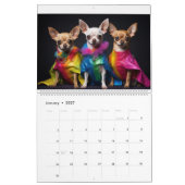 Calendrier des chiens gay pride (Jan 2027)