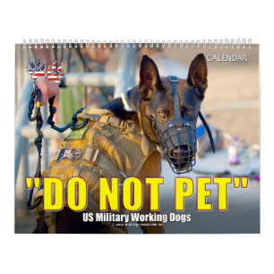 Calendrier des chiens militaires de travail « NE P