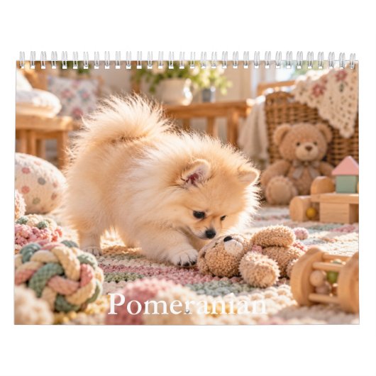 Calendrier des chiens Poméranie (Protection)