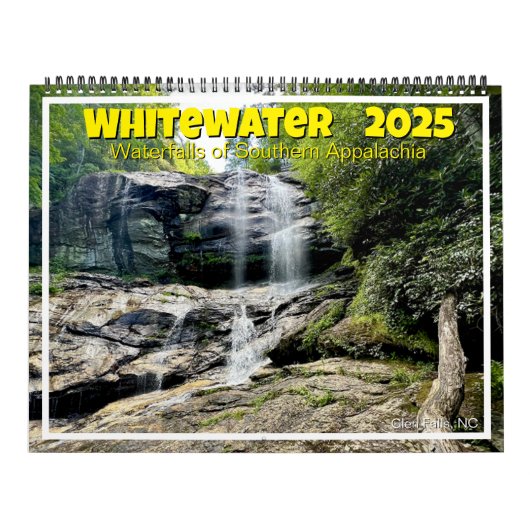 Calendrier des chutes d'eau du Sud 2025 (Protection)