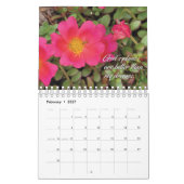 Calendrier des citations de fleurs et d'inspiratio (Feb 2027)