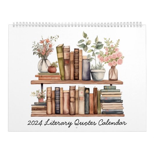 Calendrier des citations littéraires 2024 (Protection)