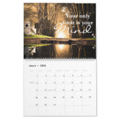 Calendrier des citations motivationnelles 2025 (Mar 2026)