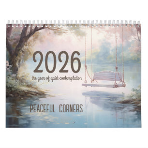 Calendrier des coins paisibles pour la contemplati
