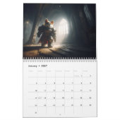 Calendrier des Corgis Guerriers (Jan 2027)