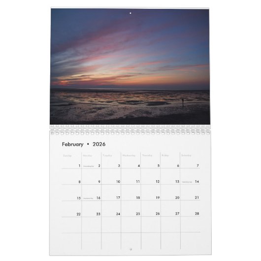 Calendrier des couchers de soleil de Cape Cod (Feb 2026)