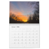 Calendrier des couchers de soleil de la vallée d'H (Jan 2026)