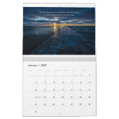 Calendrier des couchers de soleil et des écritures (Jan 2027)