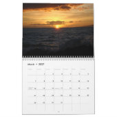 Calendrier des couchers du soleil 2009 d'océan (Mar 2027)