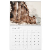 CALENDRIER DES COULEURS D'EAU ATHÈNES (Jan 2027)