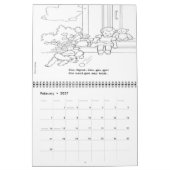 Calendrier des couleurs Dick et Jane (Feb 2027)