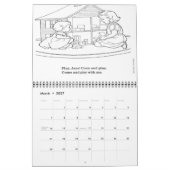 Calendrier des couleurs Dick et Jane (Mar 2027)