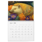 Calendrier des créatures de bois lunaire (Mar 2026)