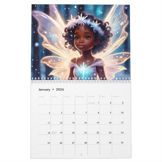 CALENDRIER DES CRÉATURES MYTHIQUES 2024 (Jan 2026)