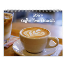 Calendrier des desserts de café 2024