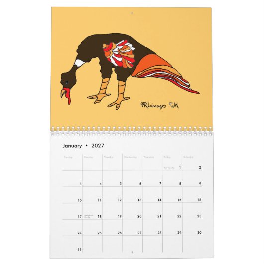 Calendrier des dindes 2013 de BlueSky (Jan 2027)