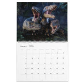 Calendrier des dinosaures 2021 David Penfound (Jan 2026)