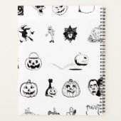 Calendrier des doodles d'Halloween (Dos)