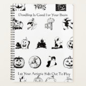 Calendrier des doodles d'Halloween (Devant)