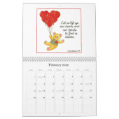 Calendrier des écritures chrétiennes illustrées (Feb 2026)