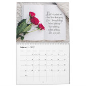 Calendrier des Écritures - Ses Œuvres Merveilleuse (Feb 2027)