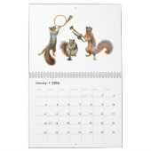 Calendrier des écureuils musicaux (Jan 2026)