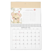 Calendrier des enfants avec agenda (Feb 2027)