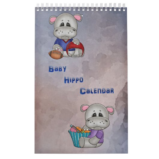 Calendrier des enfants pour bébés Hippo (Protection)