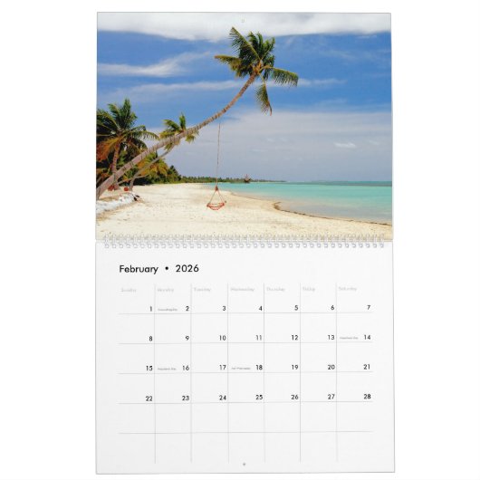 Calendrier des évasions de l'île (Feb 2026)