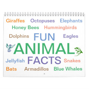 Calendrier des faits amusants pour les animaux
