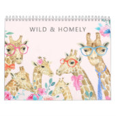 Calendrier des familles d'animaux illustrées (Protection)