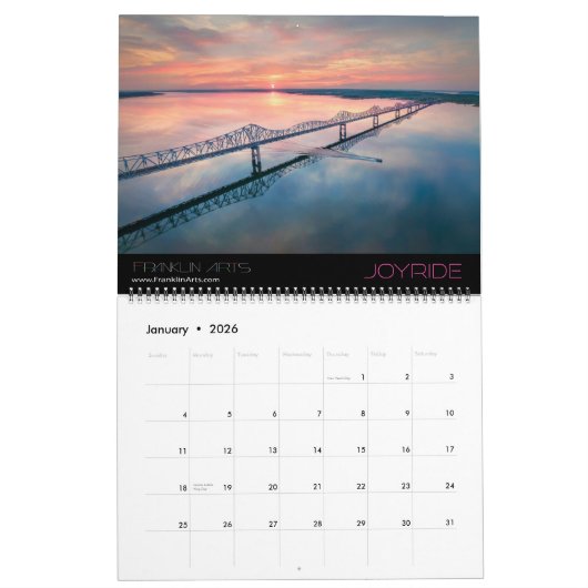 Calendrier des fermes et champs 2024 par Franklin  (Jan 2026)