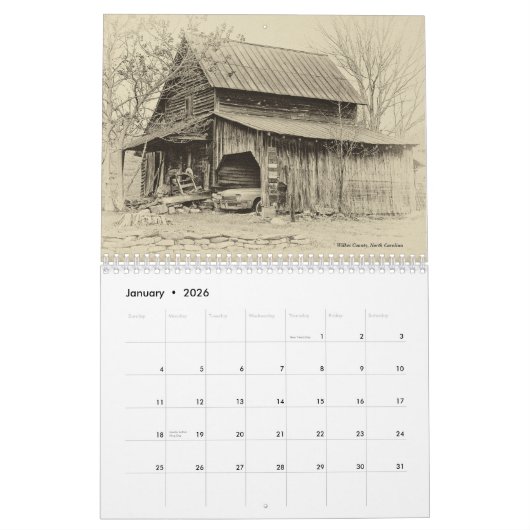 Calendrier des fermes par pays 2020 (Jan 2026)