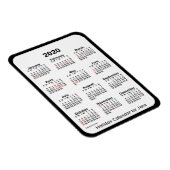 Calendrier des fêtes noires 2020 par Janz Magnet (Côté Droit)